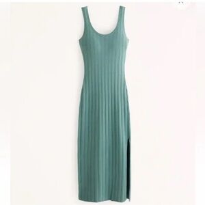 Abercrombie & Fitch Ribbed Midi Sweater Dress